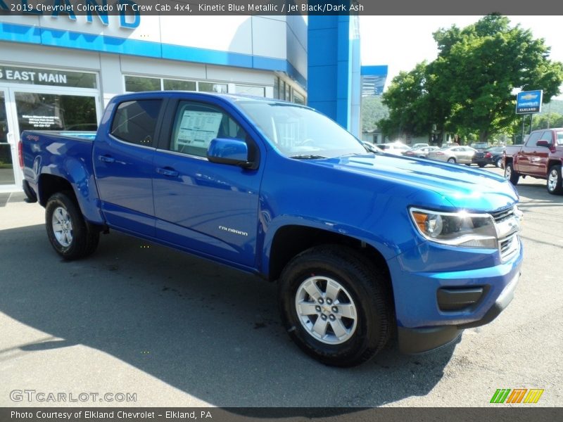 Kinetic Blue Metallic / Jet Black/Dark Ash 2019 Chevrolet Colorado WT Crew Cab 4x4