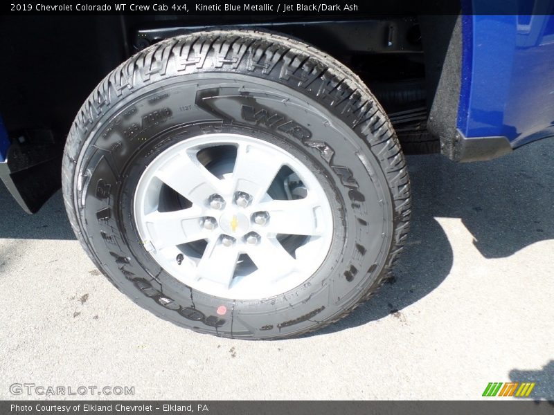 Kinetic Blue Metallic / Jet Black/Dark Ash 2019 Chevrolet Colorado WT Crew Cab 4x4