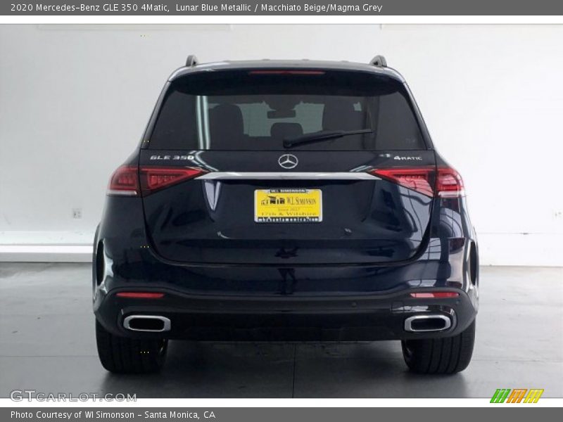 Lunar Blue Metallic / Macchiato Beige/Magma Grey 2020 Mercedes-Benz GLE 350 4Matic