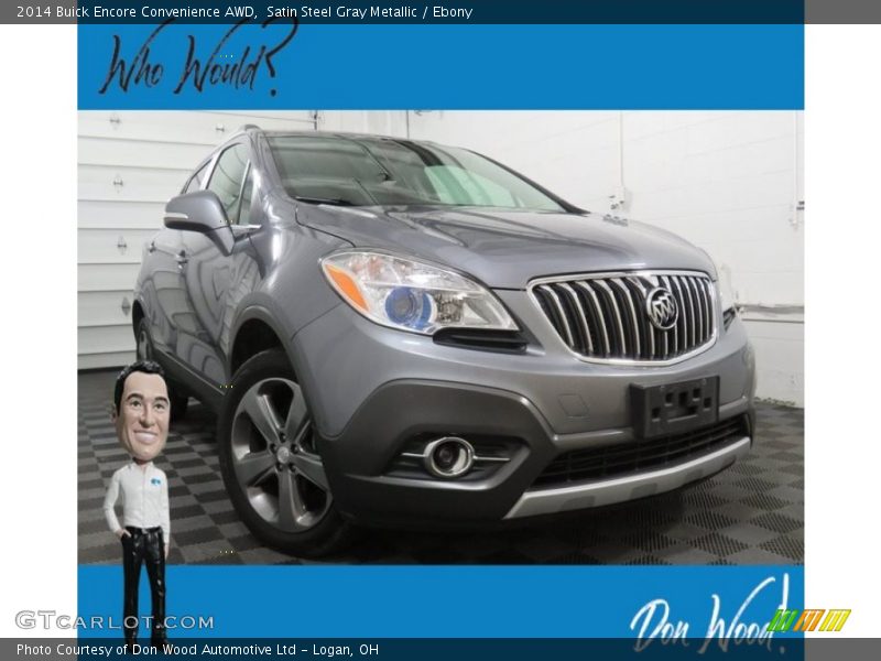 Satin Steel Gray Metallic / Ebony 2014 Buick Encore Convenience AWD