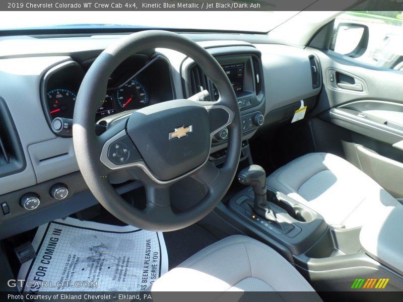 Kinetic Blue Metallic / Jet Black/Dark Ash 2019 Chevrolet Colorado WT Crew Cab 4x4