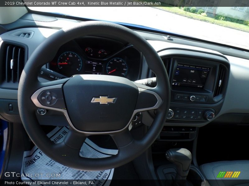 Kinetic Blue Metallic / Jet Black/Dark Ash 2019 Chevrolet Colorado WT Crew Cab 4x4