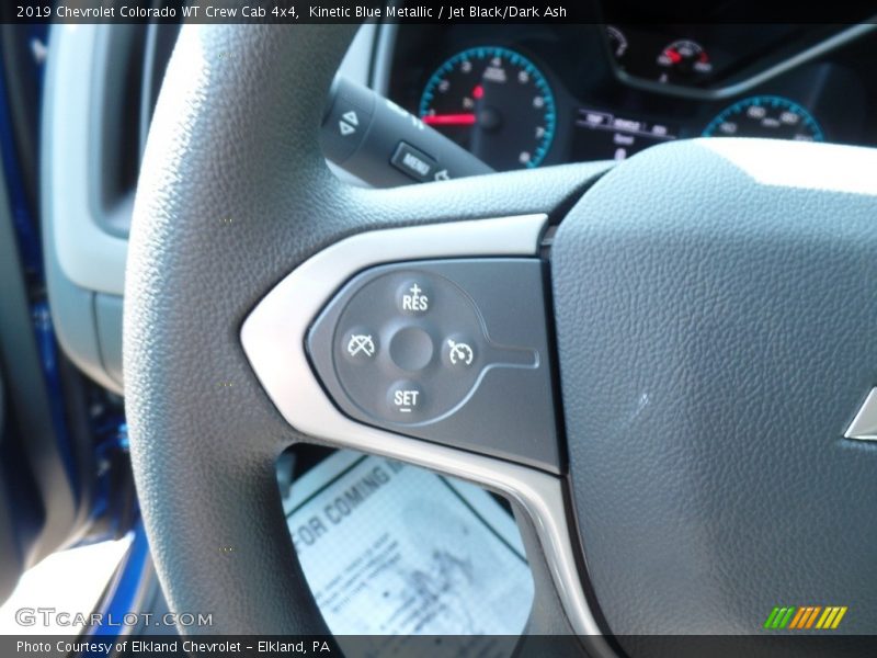 Kinetic Blue Metallic / Jet Black/Dark Ash 2019 Chevrolet Colorado WT Crew Cab 4x4