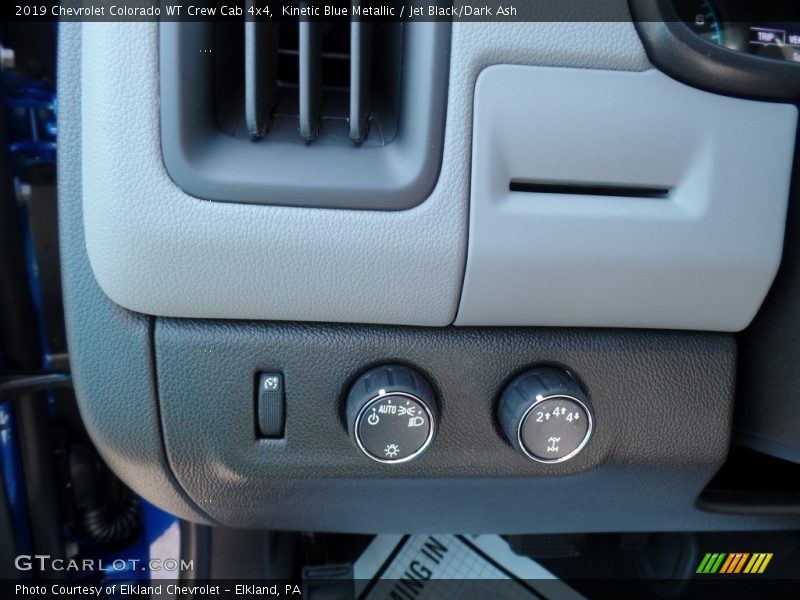 Kinetic Blue Metallic / Jet Black/Dark Ash 2019 Chevrolet Colorado WT Crew Cab 4x4