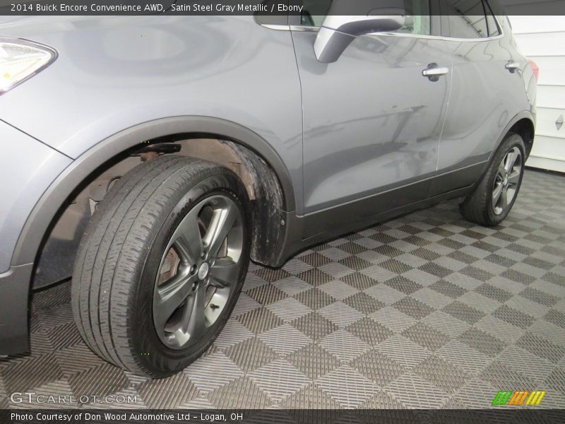 Satin Steel Gray Metallic / Ebony 2014 Buick Encore Convenience AWD