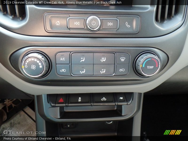 Kinetic Blue Metallic / Jet Black/Dark Ash 2019 Chevrolet Colorado WT Crew Cab 4x4