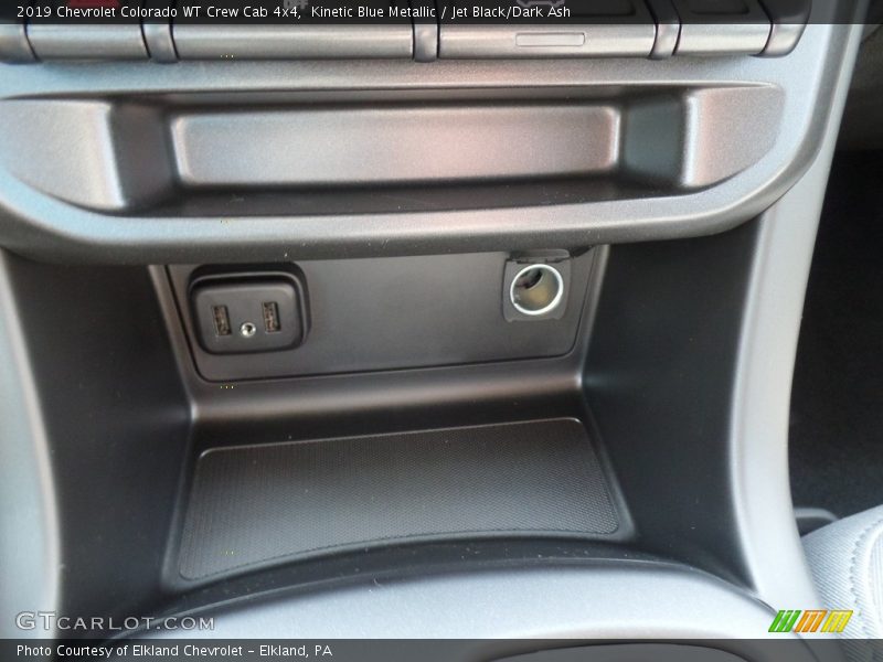 Kinetic Blue Metallic / Jet Black/Dark Ash 2019 Chevrolet Colorado WT Crew Cab 4x4