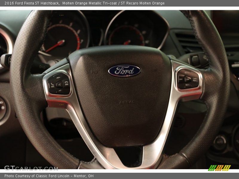 Molten Orange Metallic Tri-coat / ST Recaro Molten Orange 2016 Ford Fiesta ST Hatchback