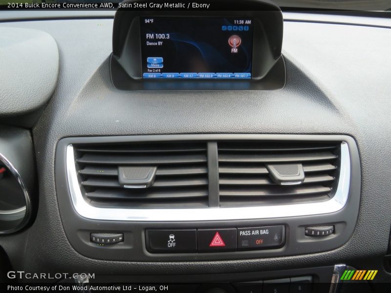 Satin Steel Gray Metallic / Ebony 2014 Buick Encore Convenience AWD