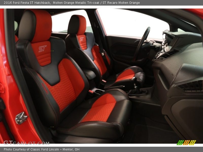 Molten Orange Metallic Tri-coat / ST Recaro Molten Orange 2016 Ford Fiesta ST Hatchback