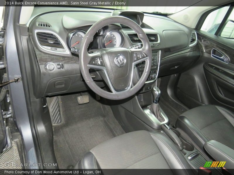 Satin Steel Gray Metallic / Ebony 2014 Buick Encore Convenience AWD