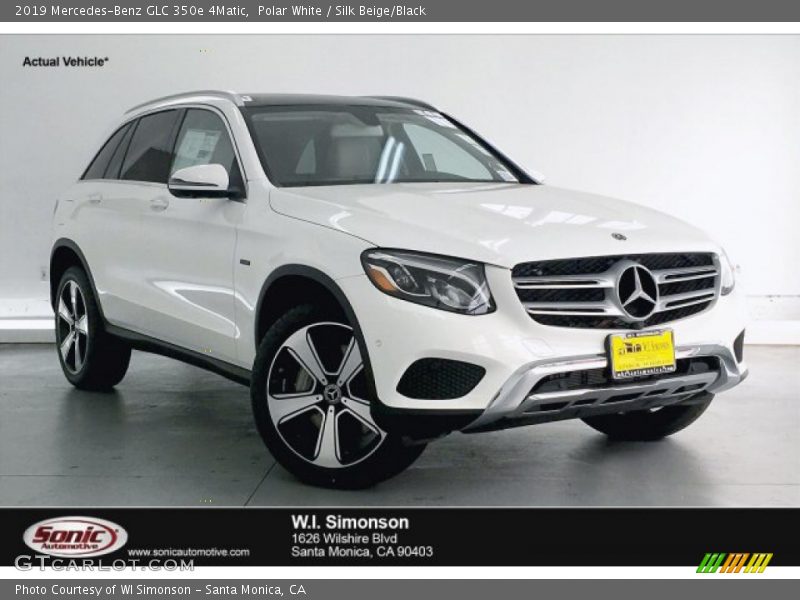 Polar White / Silk Beige/Black 2019 Mercedes-Benz GLC 350e 4Matic