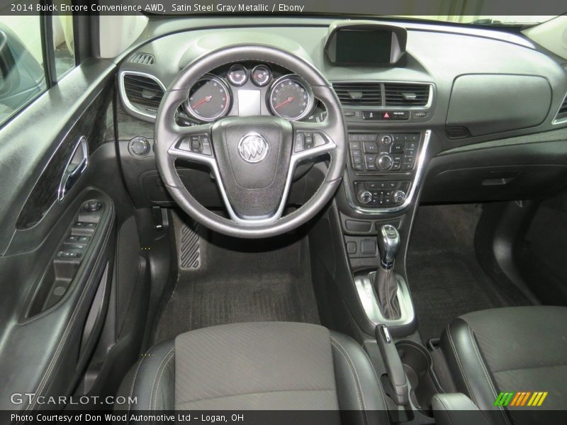 Satin Steel Gray Metallic / Ebony 2014 Buick Encore Convenience AWD