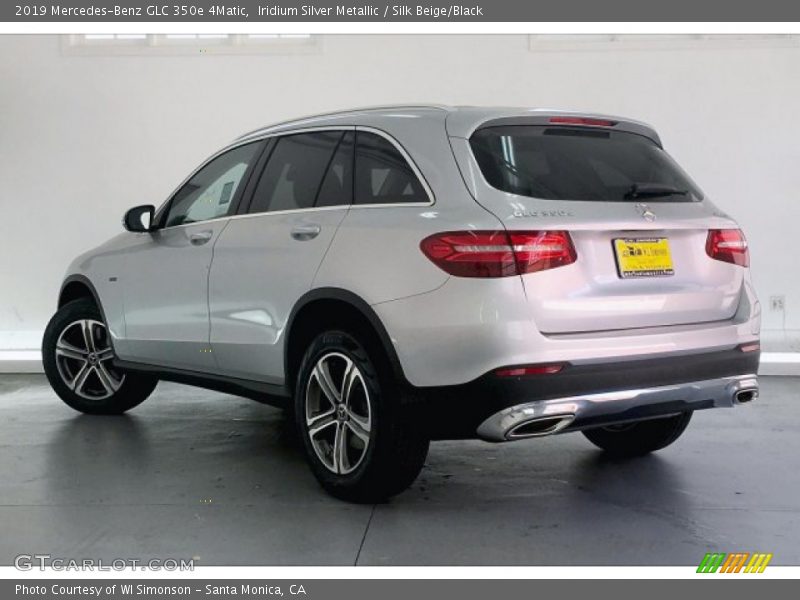 Iridium Silver Metallic / Silk Beige/Black 2019 Mercedes-Benz GLC 350e 4Matic