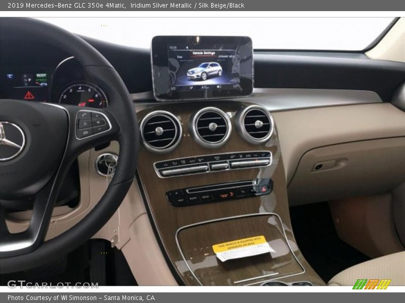 Iridium Silver Metallic / Silk Beige/Black 2019 Mercedes-Benz GLC 350e 4Matic