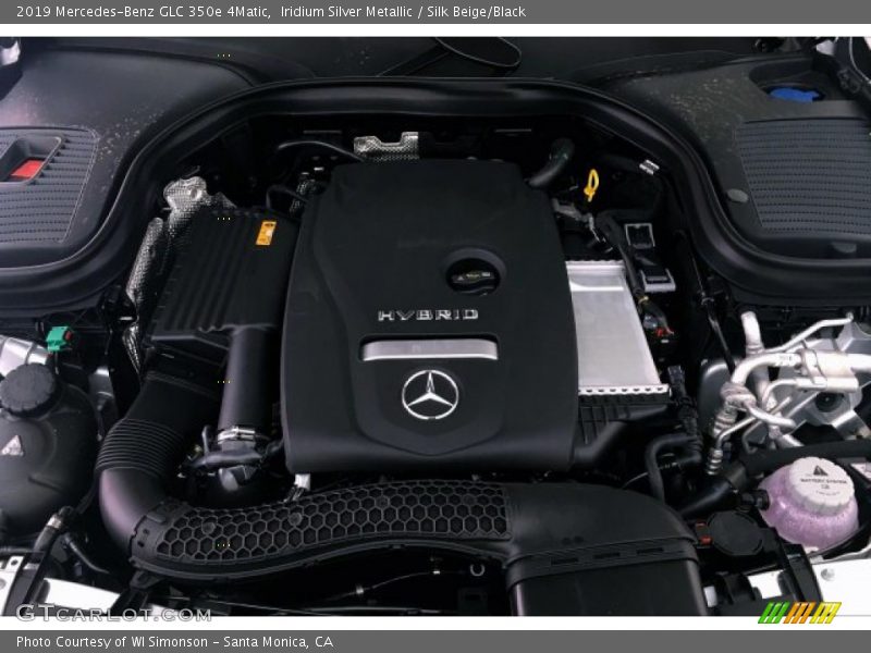 Iridium Silver Metallic / Silk Beige/Black 2019 Mercedes-Benz GLC 350e 4Matic