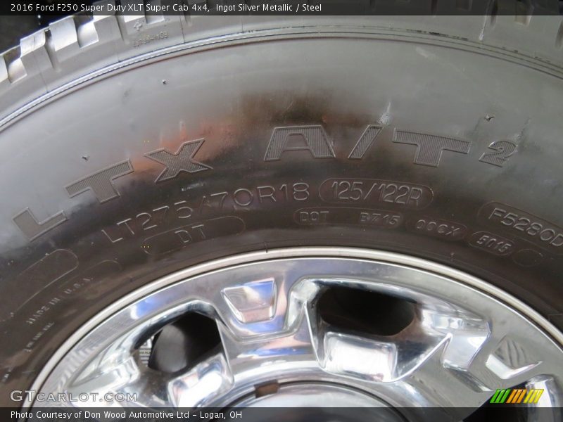 Ingot Silver Metallic / Steel 2016 Ford F250 Super Duty XLT Super Cab 4x4