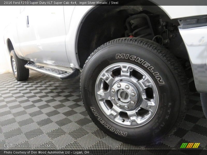 Ingot Silver Metallic / Steel 2016 Ford F250 Super Duty XLT Super Cab 4x4