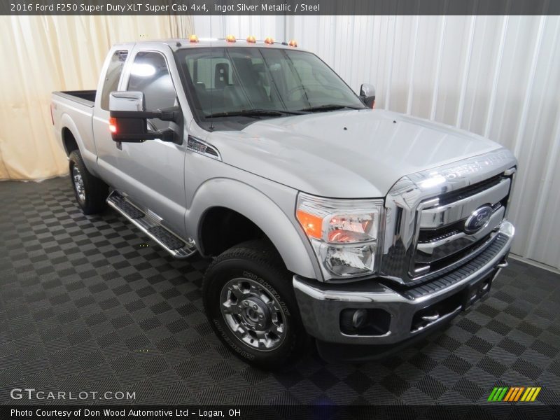 Ingot Silver Metallic / Steel 2016 Ford F250 Super Duty XLT Super Cab 4x4