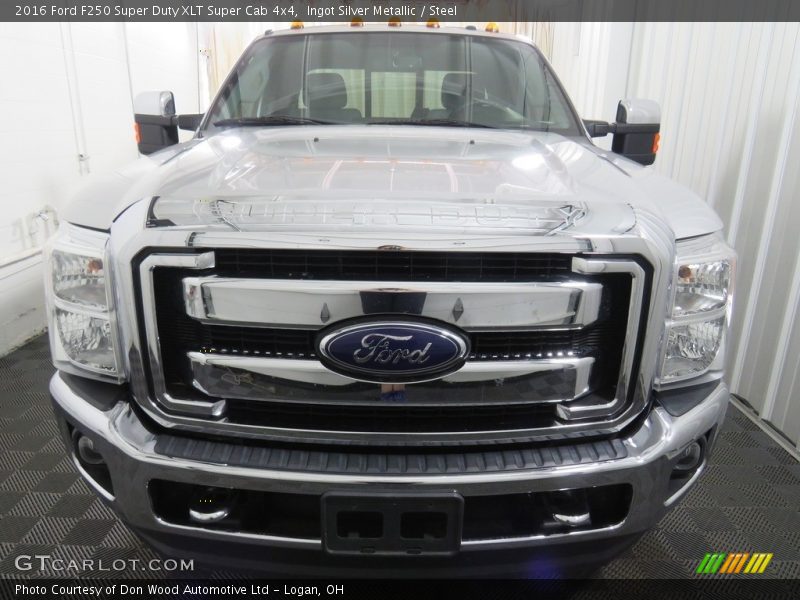 Ingot Silver Metallic / Steel 2016 Ford F250 Super Duty XLT Super Cab 4x4