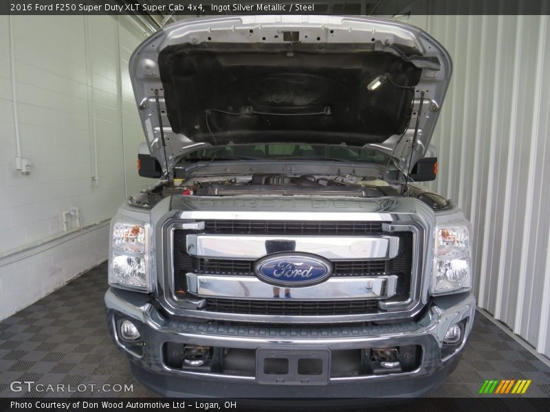 Ingot Silver Metallic / Steel 2016 Ford F250 Super Duty XLT Super Cab 4x4