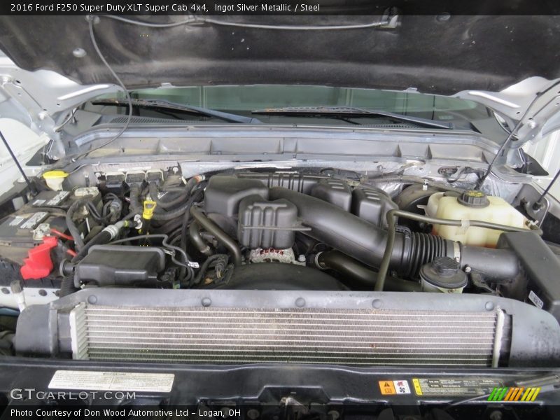 Ingot Silver Metallic / Steel 2016 Ford F250 Super Duty XLT Super Cab 4x4