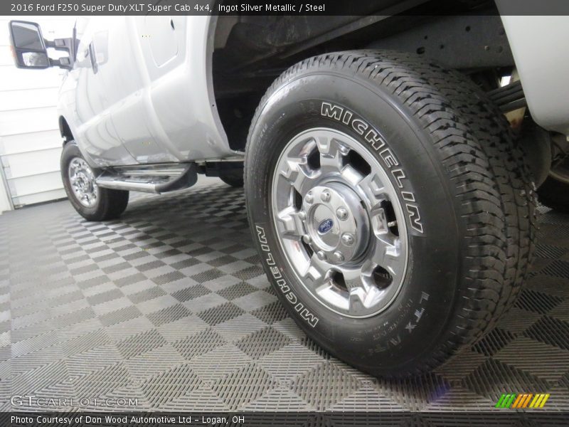 Ingot Silver Metallic / Steel 2016 Ford F250 Super Duty XLT Super Cab 4x4