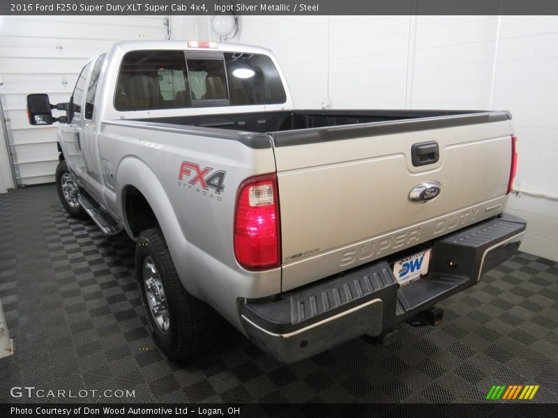 Ingot Silver Metallic / Steel 2016 Ford F250 Super Duty XLT Super Cab 4x4