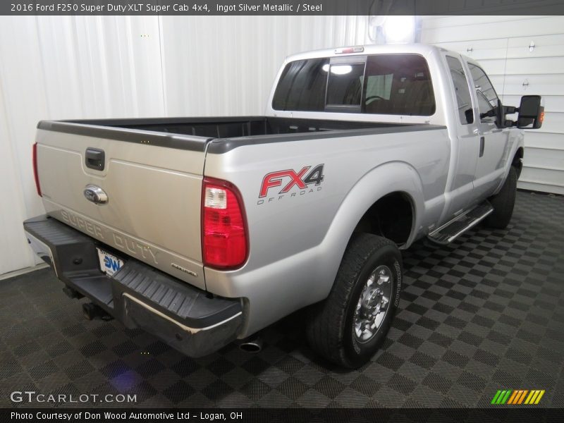 Ingot Silver Metallic / Steel 2016 Ford F250 Super Duty XLT Super Cab 4x4