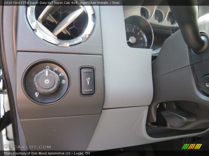 Ingot Silver Metallic / Steel 2016 Ford F250 Super Duty XLT Super Cab 4x4
