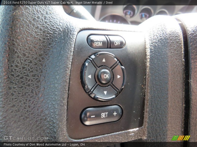 Ingot Silver Metallic / Steel 2016 Ford F250 Super Duty XLT Super Cab 4x4