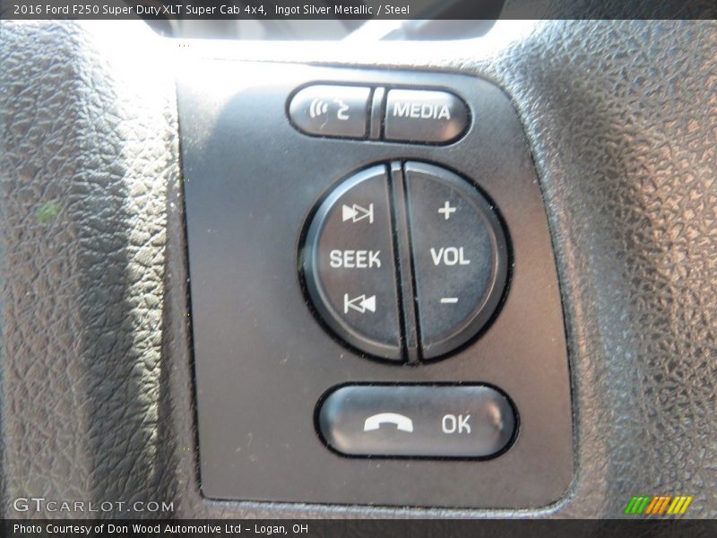Ingot Silver Metallic / Steel 2016 Ford F250 Super Duty XLT Super Cab 4x4