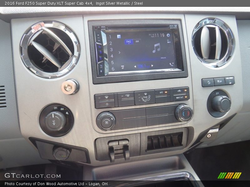 Ingot Silver Metallic / Steel 2016 Ford F250 Super Duty XLT Super Cab 4x4