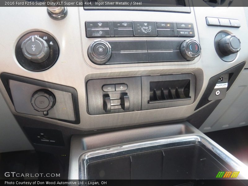 Ingot Silver Metallic / Steel 2016 Ford F250 Super Duty XLT Super Cab 4x4