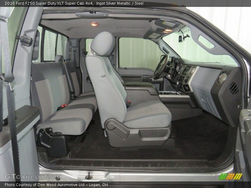 Ingot Silver Metallic / Steel 2016 Ford F250 Super Duty XLT Super Cab 4x4