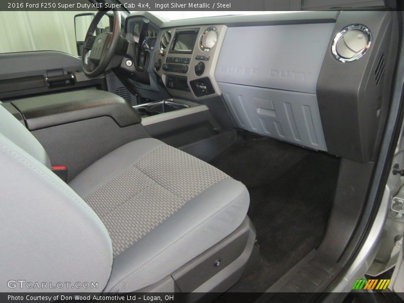 Ingot Silver Metallic / Steel 2016 Ford F250 Super Duty XLT Super Cab 4x4
