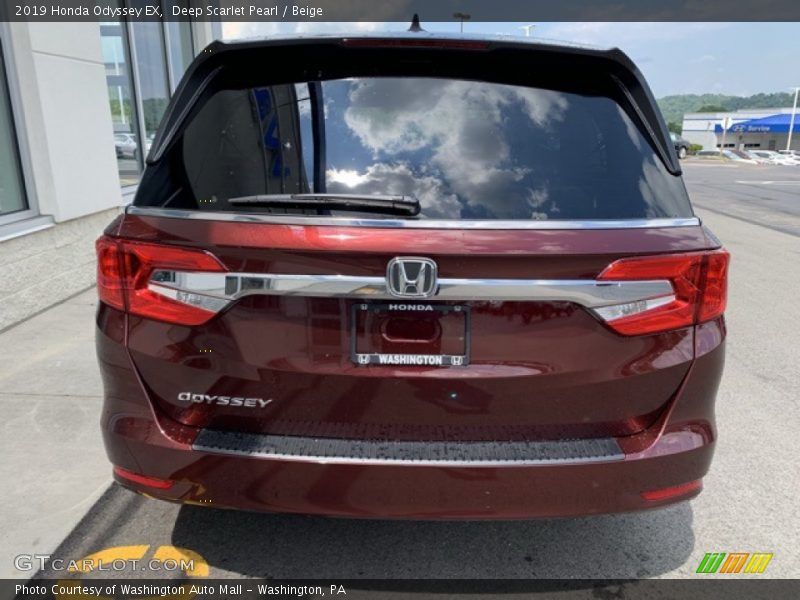 Deep Scarlet Pearl / Beige 2019 Honda Odyssey EX