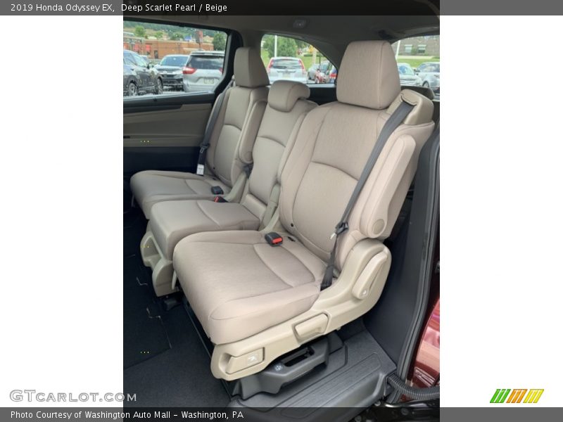 Deep Scarlet Pearl / Beige 2019 Honda Odyssey EX