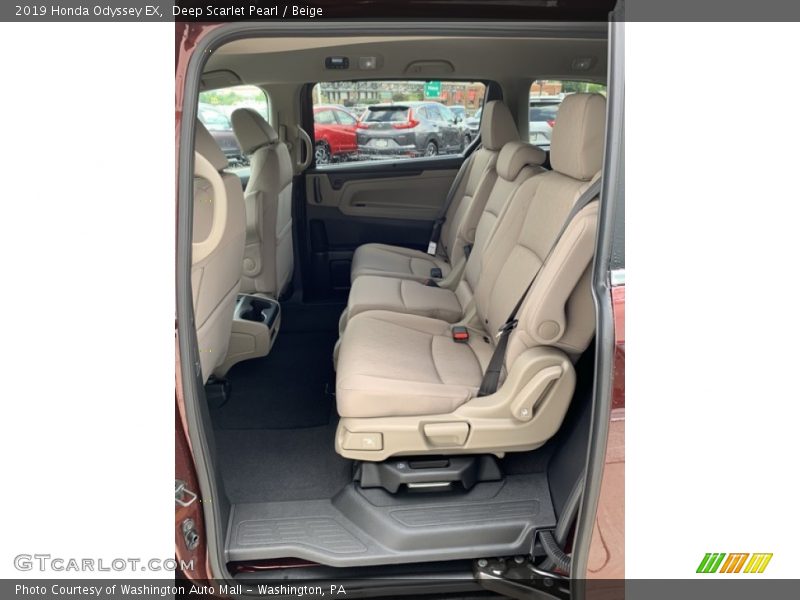 Deep Scarlet Pearl / Beige 2019 Honda Odyssey EX