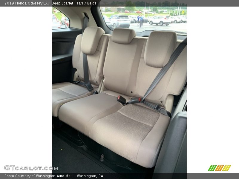 Deep Scarlet Pearl / Beige 2019 Honda Odyssey EX