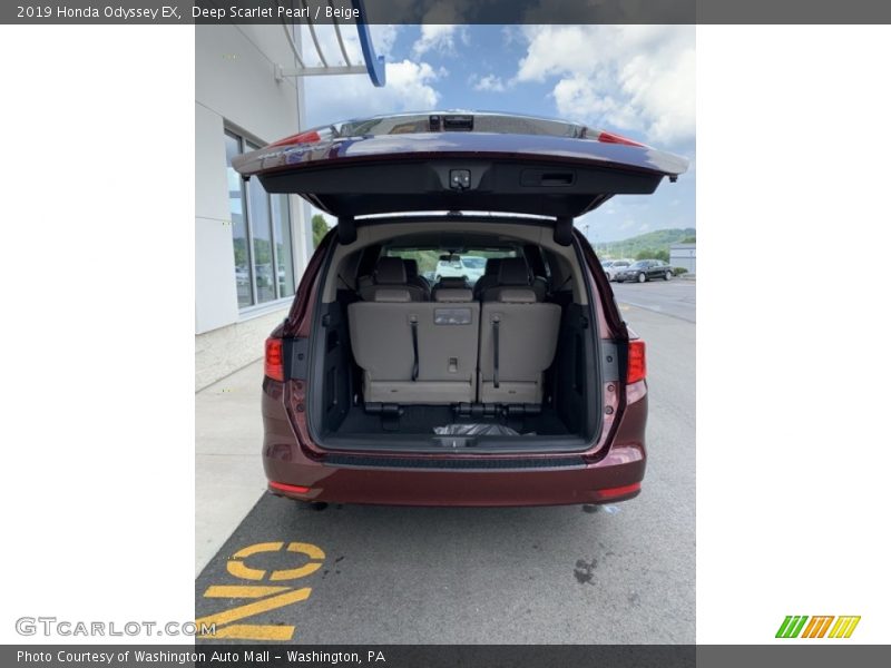 Deep Scarlet Pearl / Beige 2019 Honda Odyssey EX
