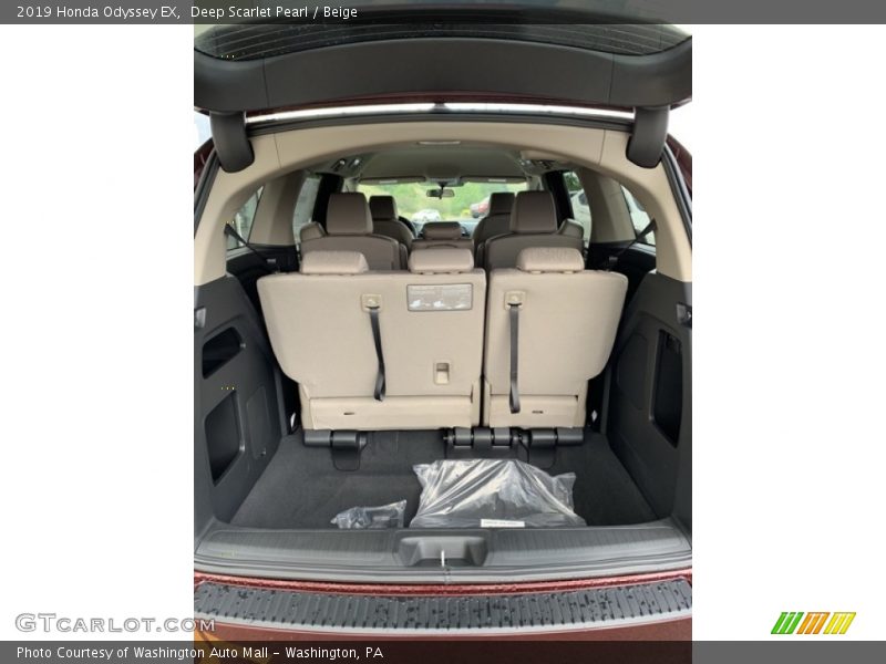 Deep Scarlet Pearl / Beige 2019 Honda Odyssey EX