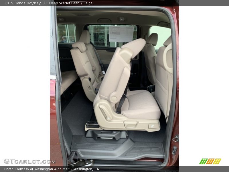 Deep Scarlet Pearl / Beige 2019 Honda Odyssey EX