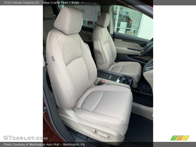 Deep Scarlet Pearl / Beige 2019 Honda Odyssey EX