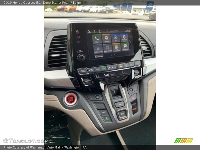 Deep Scarlet Pearl / Beige 2019 Honda Odyssey EX