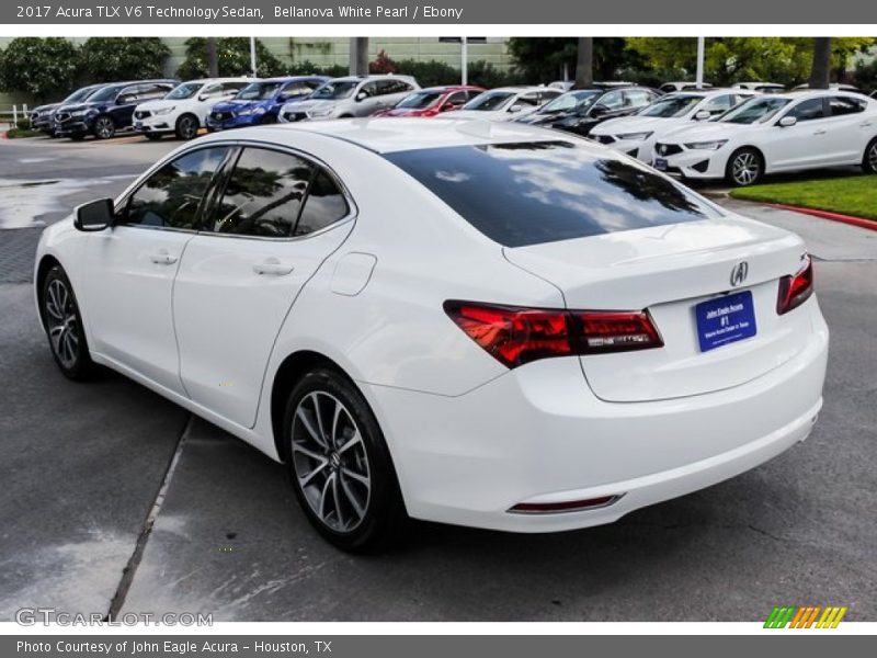 Bellanova White Pearl / Ebony 2017 Acura TLX V6 Technology Sedan