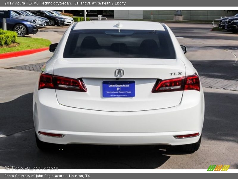 Bellanova White Pearl / Ebony 2017 Acura TLX V6 Technology Sedan