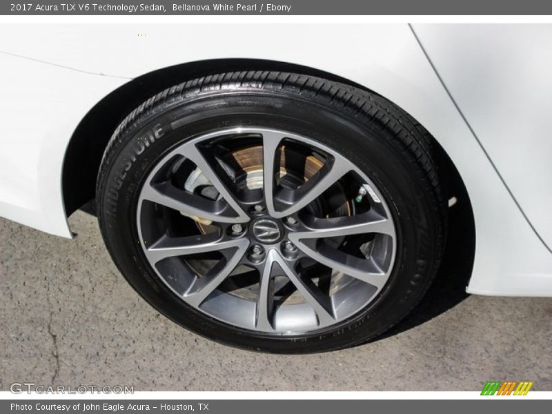 Bellanova White Pearl / Ebony 2017 Acura TLX V6 Technology Sedan