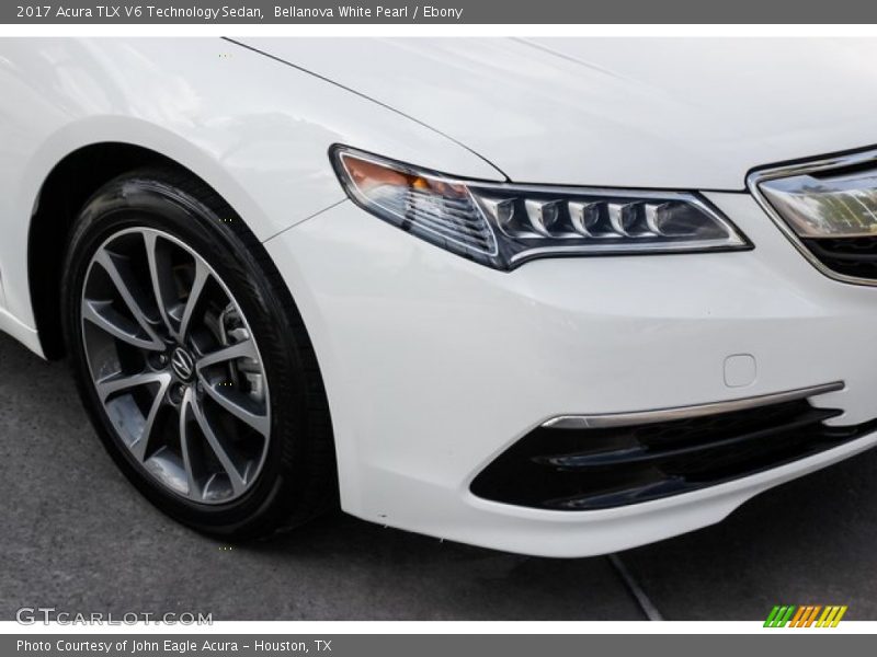 Bellanova White Pearl / Ebony 2017 Acura TLX V6 Technology Sedan