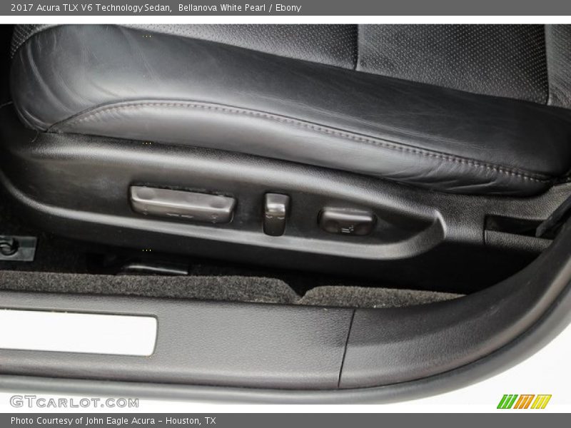 Bellanova White Pearl / Ebony 2017 Acura TLX V6 Technology Sedan